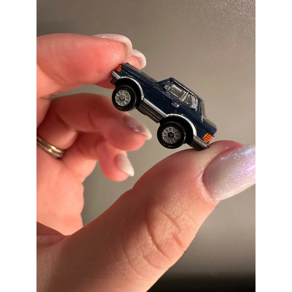 Vintage Micro Machines Mercedes Benz 450SLC Dark‎ Blue 1986 Galoob